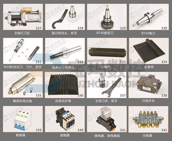 Spare Parts for CNC Milling Machines, Cutting Tools