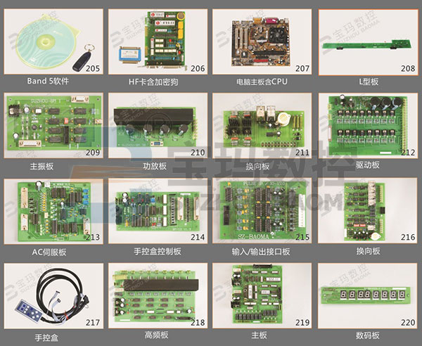 PCB Cards and other Electrical Parts for Wire Cut Machines